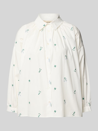 Weekend Max Mara Relaxed Fit Bluse mit überschnittenen Schultern Modell 'GILLY' Weiss 2
