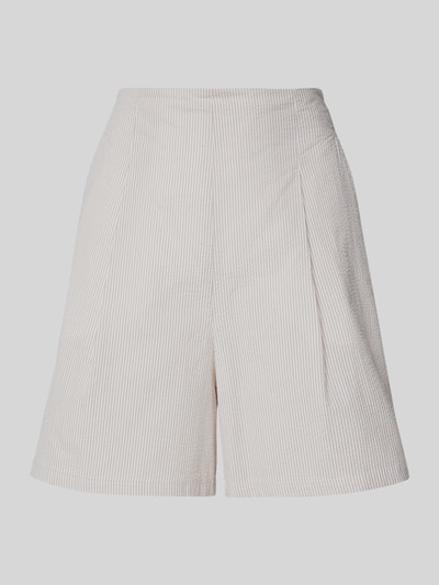 MaxMara Leisure Regular Fit Shorts mit Bundfalten Modell 'CANALE' Ecru 2