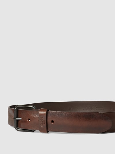 JOOP! Collection Leren riem  Donkerbruin - 2