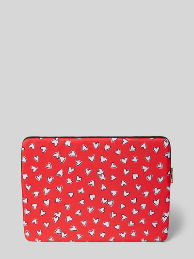 WOUF Laptoptas met labelpatch, model 'Crush' Rood - 2