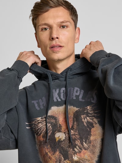 THE KOOPLES Hoodie met labelprint Zwart - 3