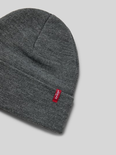 Levi's® Beanie mit Label-Detail Mittelgrau Melange 2