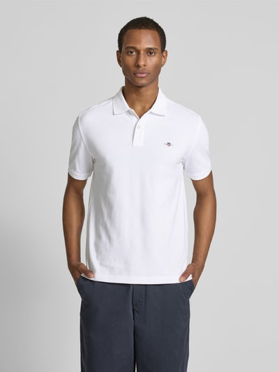 Gant Regular Fit Poloshirt mit Label-Stitching Weiss 4