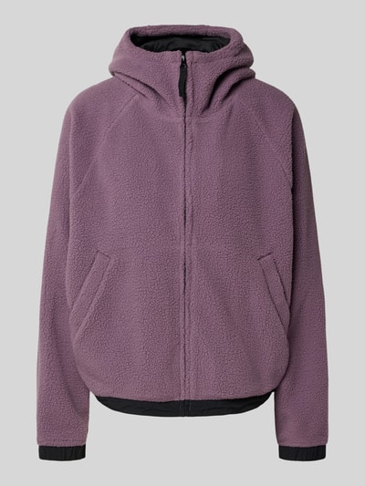 Carhartt Work In Progress Relaxed Fit Fleecejacke mit Reißverschluss Modell 'Helix' Lila 2
