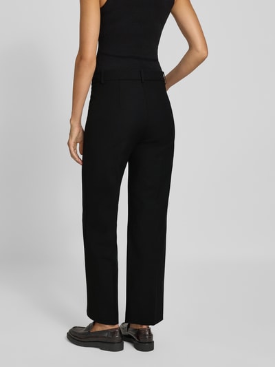 Raffaello Rossi Straight Fit Bundfaltenhose aus Viskose-Mix Modell 'MILEY' Black 5