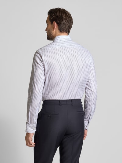 BOSS Koszula biznesowa o kroju regular fit z mieszanki bawełny Biały 5
