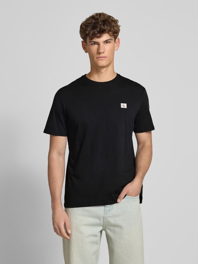 Calvin Klein Jeans T-Shirt mit Label-Patch Black 4