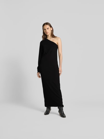 black palms Maxikleid mit One-Shoulder-Träger Black 4
