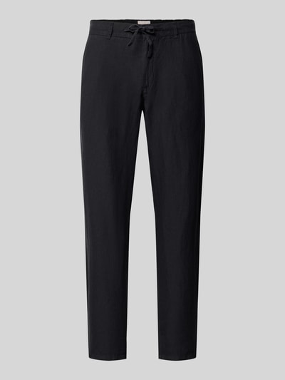 Produktfoto, Straight Fit Leinenhose mit Tunnelzug von Brax, Optik: Unifarben, Passform: Straight Fit, Bundabschluss: Tunnelzug, Material: reines Leinen