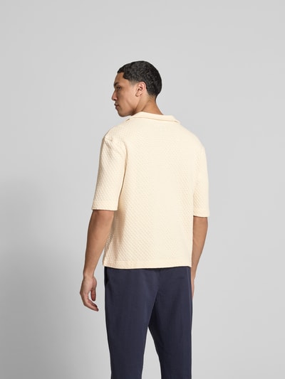 Officine Générale Freizeithemd mit Knopfleiste Offwhite 5