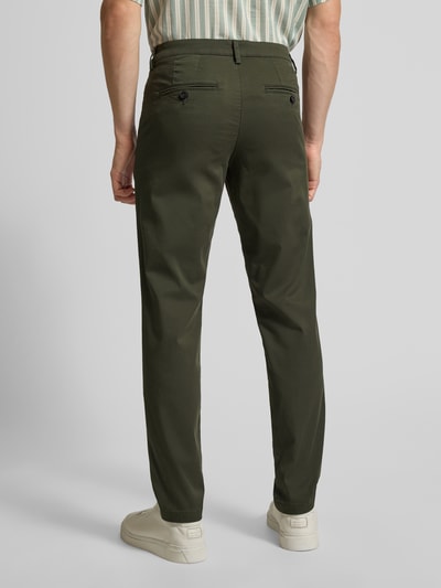 SELECTED HOMME Slim Fit Chino aus Baumwoll-Mix Modell 'NEW MILES' Dunkelgruen 5