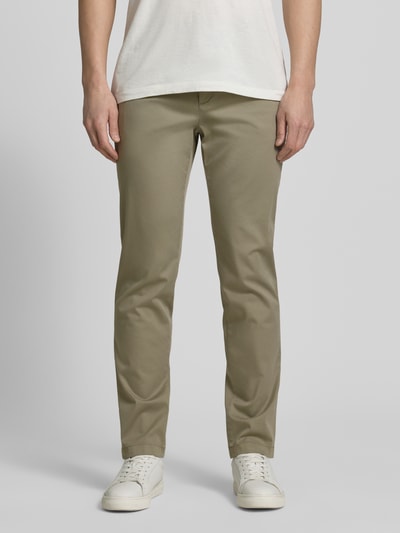 g1920 Slim Fit Hose mit Eingrifftaschen Modell 'Tybalt 5' Khaki 4