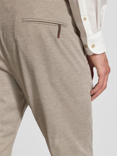Cinque Tapered Fit Anzughose mit Gesäßtaschen Modell 'Beppe' Beige 3