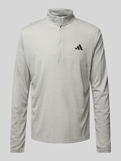 Adidas Training Sweatshirt mit Logo-Print Mittelgrau Melange 2