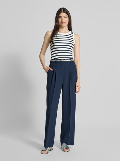 FREE/QUENT Tanktop in Ripp-Optik Modell 'Effy' Dunkelblau 1