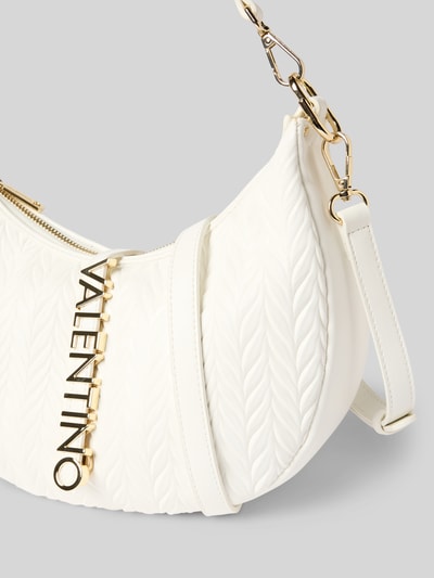 VALENTINO BAGS Torba na ramię z aplikacją z logo model ‘Fania’ Biały 2