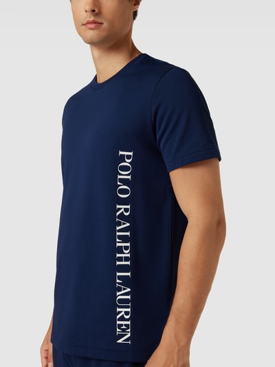 Polo Ralph Lauren Underwear T-Shirt mit Label-Print Modell 'LOOPBACK' Dunkelblau 3