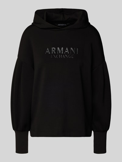 ARMANI EXCHANGE Oversized hoodie met capuchon Zwart - 2