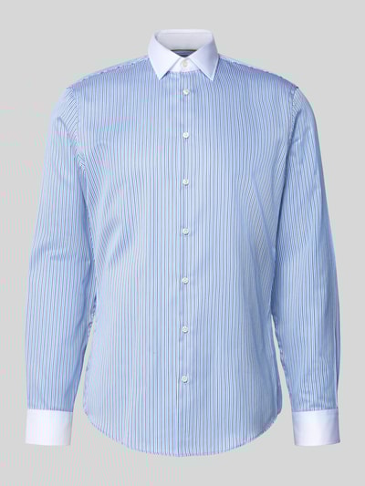 Jake*s Slim Fit Businesshemd aus Baumwolle mit Kentkragen Weiss 2