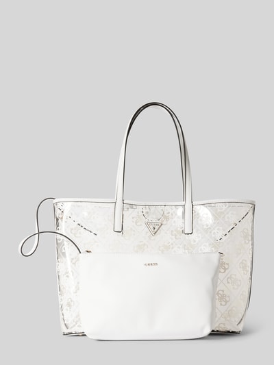 Guess Tote Bag in semitransparentem Design Modell 'TUANA' Weiss 2