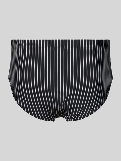 SCHIESSER Badehose im Allover-Look mit Reißverschlusstasche Black 3