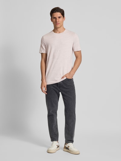 s.Oliver RED LABEL Regular Fit T-Shirt aus Baumwoll-Mix Sand 1