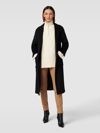 Vero Moda Sweter z dzianiny z krótkim zamkiem błyskawicznym model ‘PHILINE’ Złamany biały 1