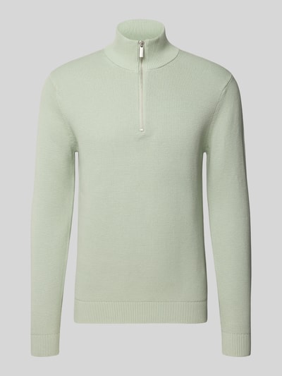 SELECTED HOMME Regular fit schipperstrui van puur biologisch katoen, model 'DANE' Lindegroen - 2