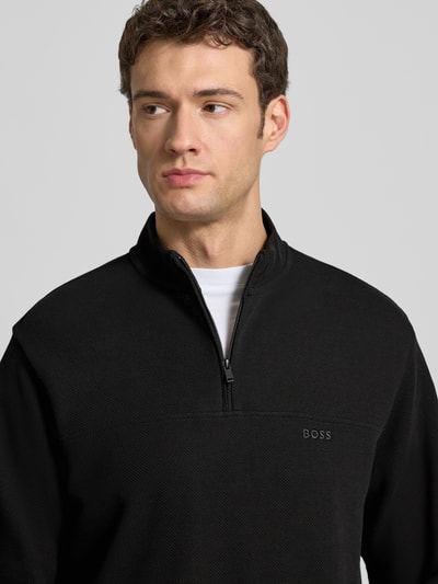 BOSS Orange Regular fit sweatshirt van Katoenmix Model 'PE_HIVE' Zwart - 3