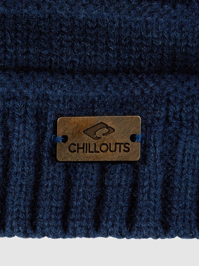 Chillouts Beanie met wol, model 'Arne' Marineblauw - 2