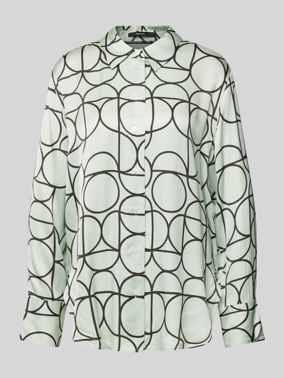 Someday Regular fit blouse met platte kraag, model 'Zeline' Mintgroen - 2