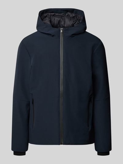 Blend Jack met capuchon en ritszakken, model 'EON' Donkerblauw - 2