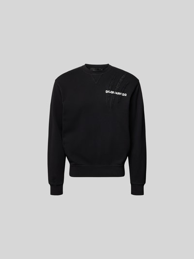 Dsquared2 Sweatshirt mit Label-Print Black 2