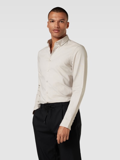 CK Calvin Klein Koszula biznesowa z kołnierzykiem typu button down model ‘OXFORD’ Jasnozielony 4