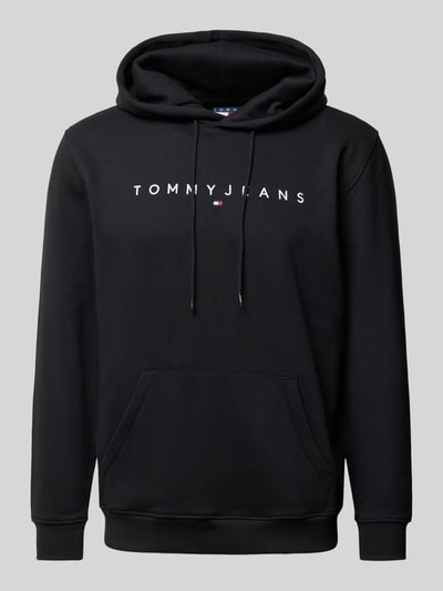 Tommy Jeans Regular Fit Hoodie mit Label-Stitching Black 1