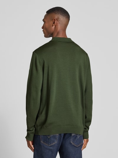 MAERZ Muenchen Strickpullover aus Merinowolle Oliv 5