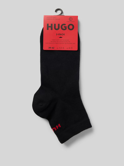 HUGO Strümpfe mit Label-Print im 2er-Pack Black 3