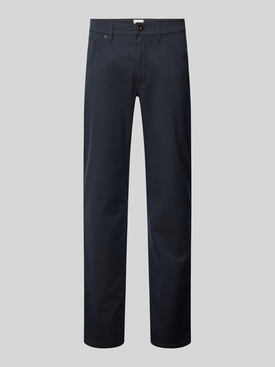 Brax Regular fit broek in 5-pocketmodel, model 'CADIZ' Marineblauw - 2