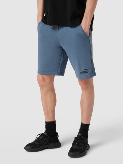 PUMA PERFORMANCE Sweatshorts mit Logo-Print Rauchblau 4