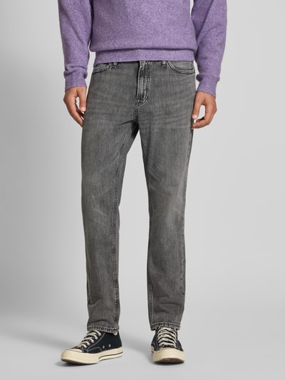Jack & Jones Straight Fit Jeans im 5-Pocket-Design Modell 'CLARK' Mittelgrau 4