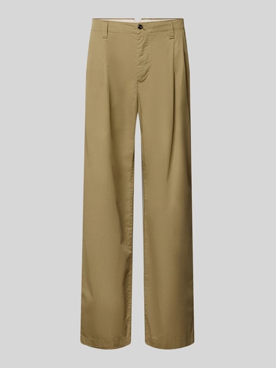 Tommy Hilfiger Loose Fit Hose mit Bundfalten Kitt 2