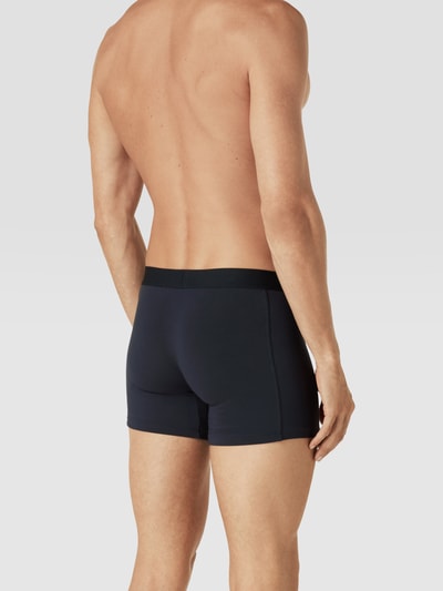 BOSS Boxershort met logo in band in een set van 2 stuks, model 'UltraSoft' Donkerblauw - 4