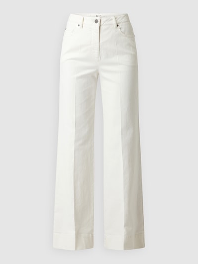 Luisa Cerano Bootcutjeans met stretch  Offwhite - 2