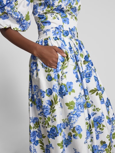 YAS Maxirock mit elastischem Bund Modell 'SIENNA' Hellblau 3