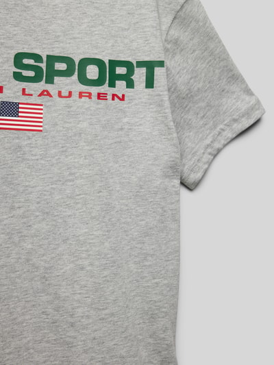 Polo Sport T-shirt met Middengrijs gemêleerd - 2