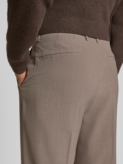 Lindbergh Relaxed Fit Stoffhose mit Bügelfalten Beige 3