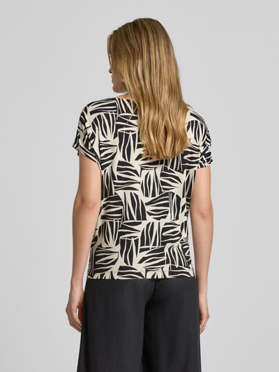 s.Oliver RED LABEL Relaxed fit T-shirt van viscosemix Zwart - 5