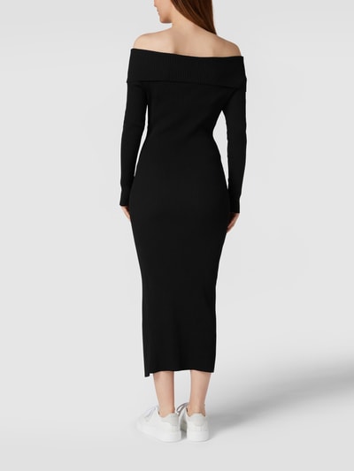 Mango Midikleid im Off-Shoulder-Design Black 5