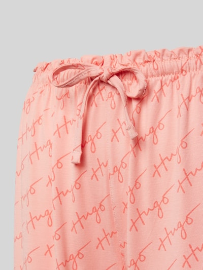 HUGO Pyjama-Hose mit elastischem Bund Modell 'NIKKA' Apricot 2