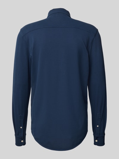 MC2 Saint Barth Vrijetijdsoverhemd met knoopsluiting, model 'AMALFI' Marineblauw - 3